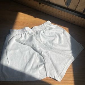 White Soffee Shorts